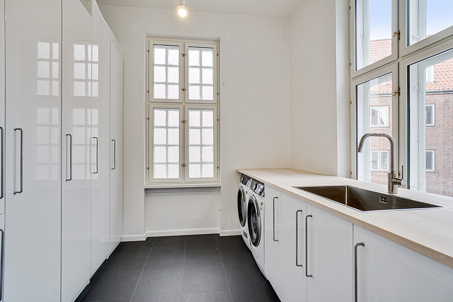 Vaskerum i studiebolig på Frederikssundsvej
