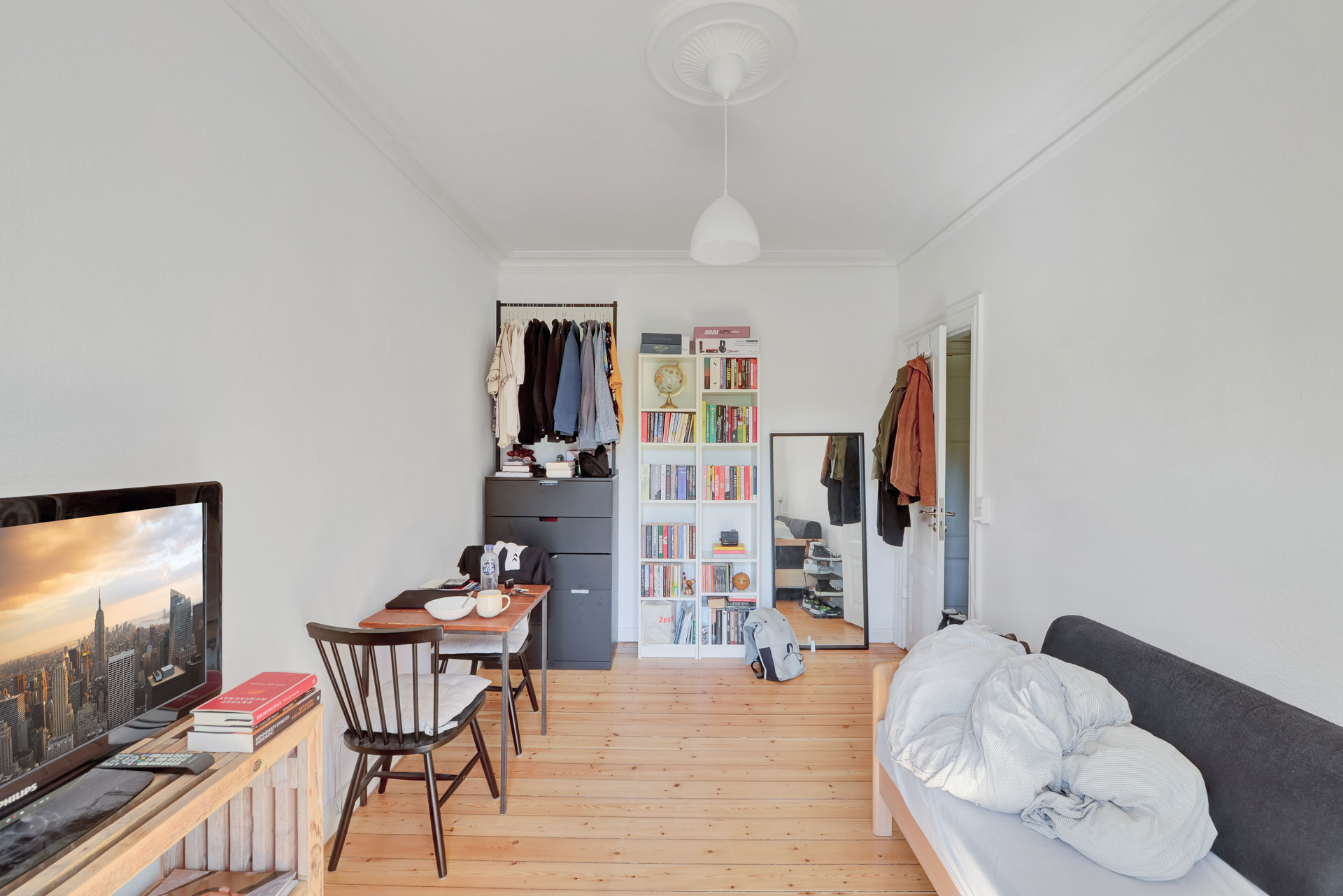 Køkken i studiebolig Linde Allé